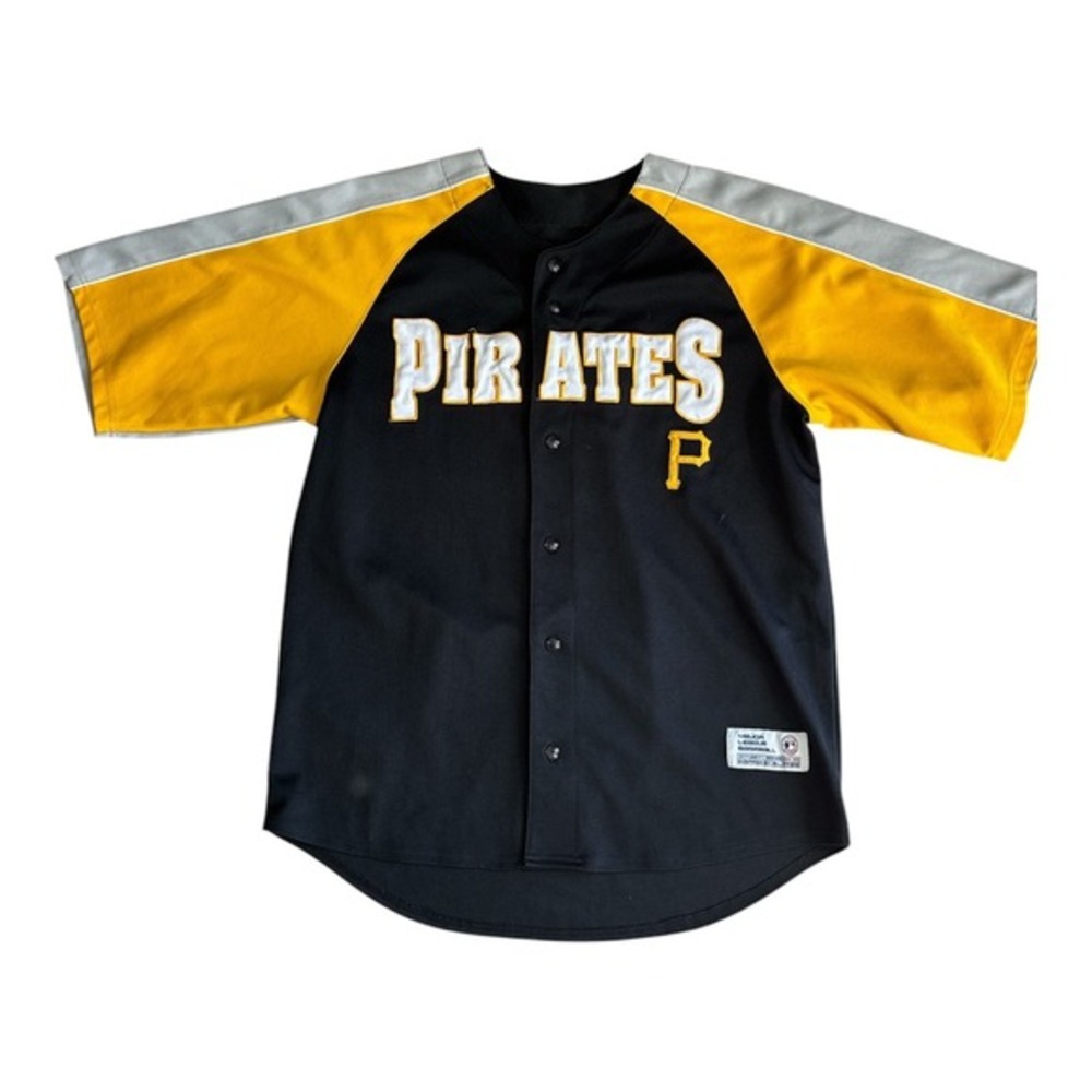 Dynasty Series Pittsburgh Pirates Men's Baseball Jersey‎ Size L Sewn Colorblock